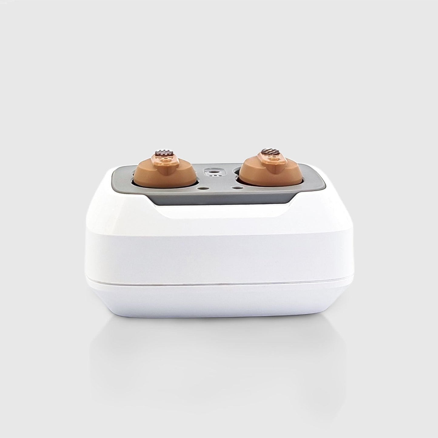ELCTRTICI Hearing Aids for Seniors, Rechargeable Hearing Aids with Charging Dock, Noise Cancellation, Lightweight & Invisible Design (Beige)