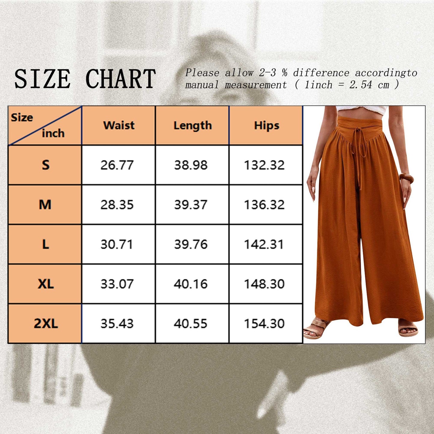 SWQZVT Womens Pants Wide Leg Dress Pants Casual Summer Pants for Women's Loose Louge Pink Palazzo Pants for Women High Waisted Pants L