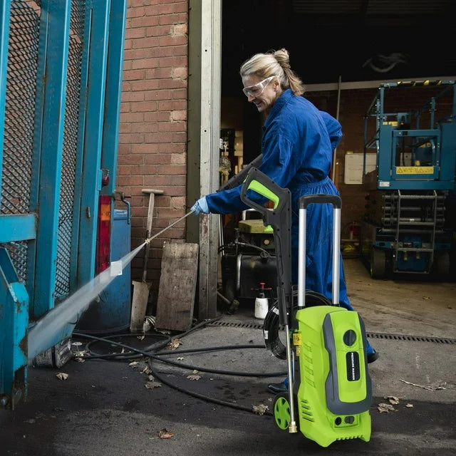 Seizeen Pressure Washer, Power Washer Electric Powered Max 3300 PSI 2 GPM, 1800W Electric Pressure Washer W/Foam Cannon & 7.3M Hose, Powerful Water Washer for Car Motorcycle House Garden