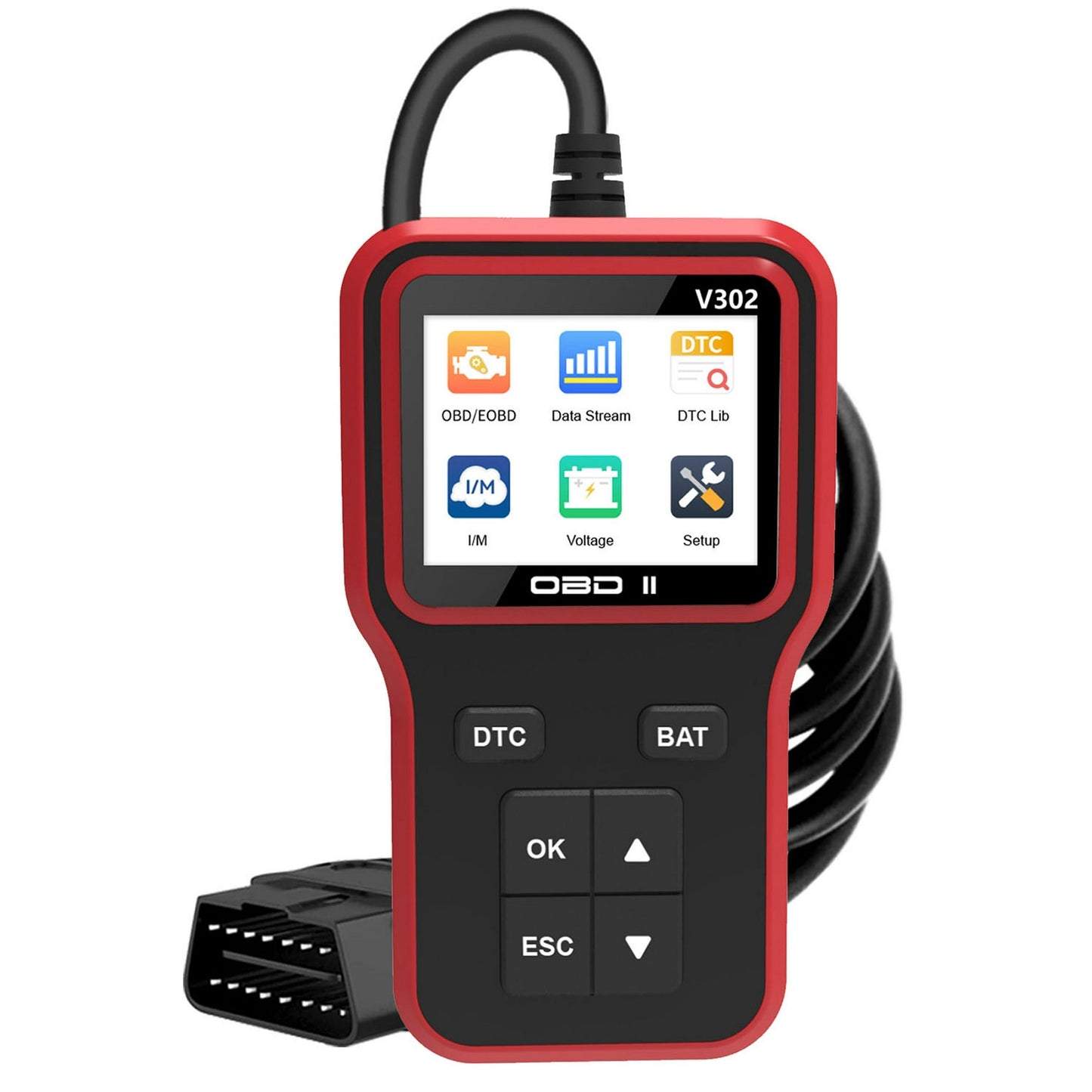 CICPAP OBD2 Scanner Diagnostic Tool,Car OBD2 Scanner Code Reader Engine Fault Code Reader Scanner,Vehicle Check Engine Light Scan Tool, Car OBDII/EOBD Diagnostic Scan Tool for All Vehicles After 1996
