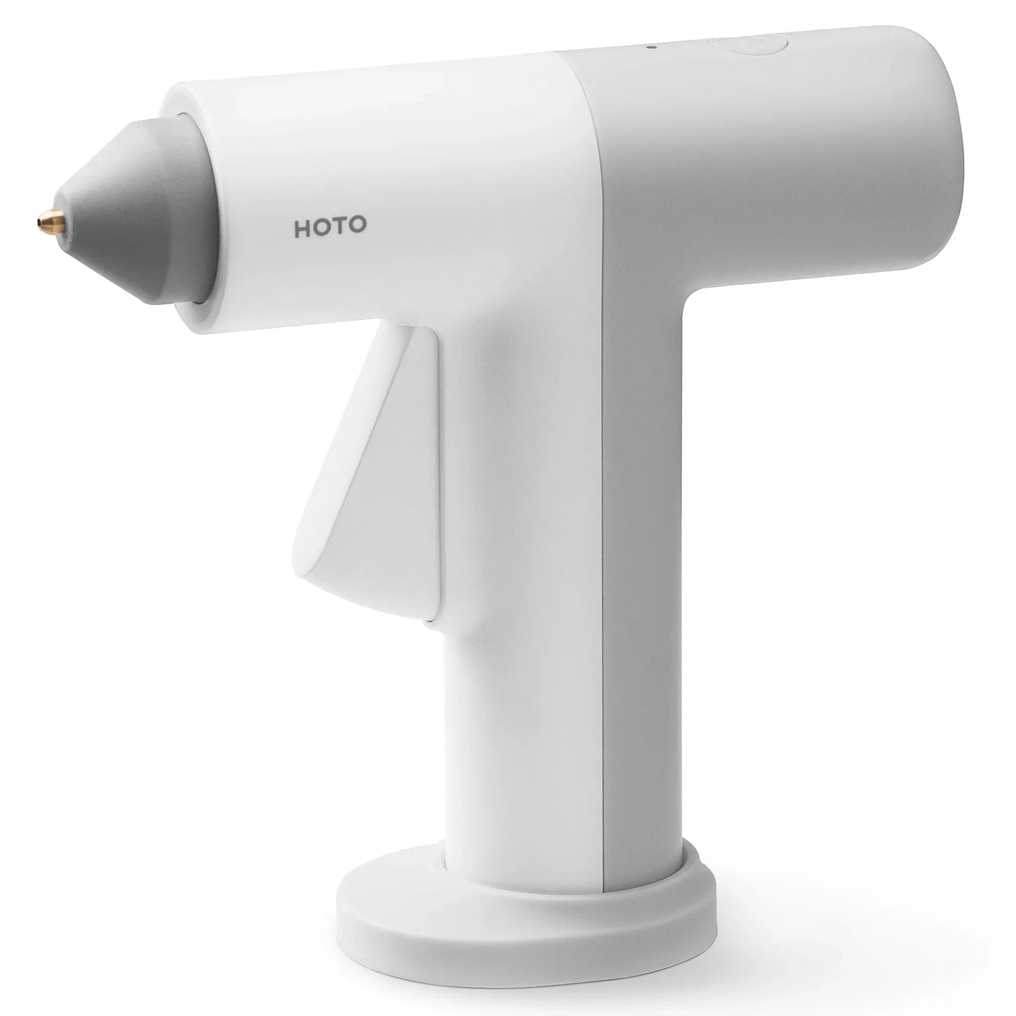 HOTO Cordless Hot Glue Gun with 10 Glue Sticks, Crafting Tool for Arts, Paper, DIY - White