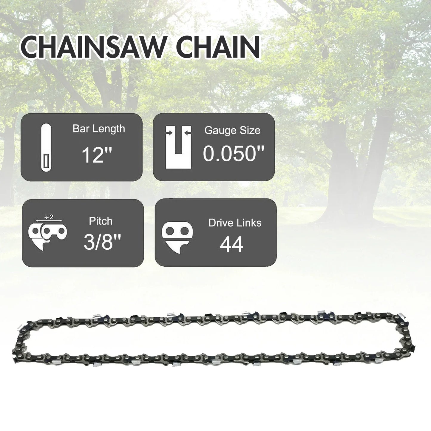 BAOKALER 12" Top Handle Gas Chainsaw,2-Stroke 25.4cc Portable Chain Saws for Wood Cutting, Gasoline Chain Saws for Trees