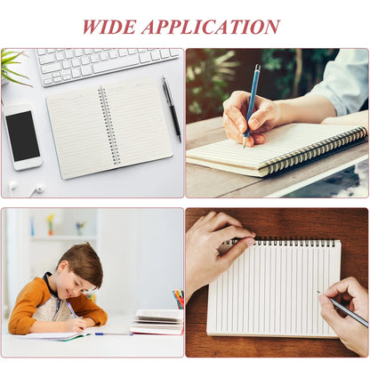VINAUO A5 Spiral Notebook 4 Pack 8.25"x5.75" Hardcover Notebook Ruled Lined Journal Notebook 80 Sheets(160 Pages)/Per Pack for Home Office Supplies