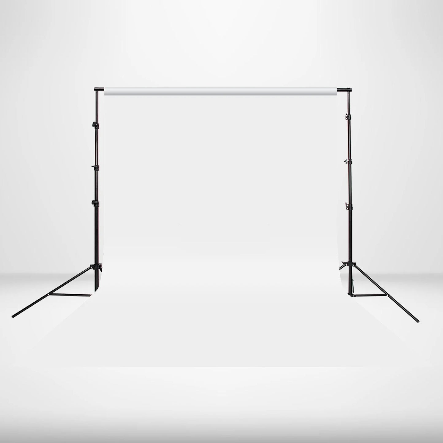 10ft Adjustable Background Support Stand Photography Video Studio Backdrop Kit with Carry Bag,4 Backdrop Clamps