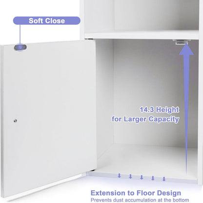 Kids Toy Storage Organizer with 8 Removable Toy Boxes, 4 Tier Toy Organizer with 6 Storage Compartments, Ultimate Kids Toy Storage Organizer for Every Space（White)
