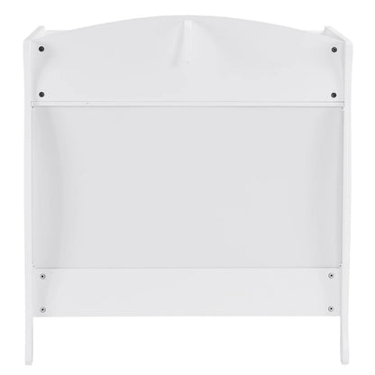 Sesslife Infant Changing Station with 3 Drawers, Baby Dresser With Changing Table Top for Nursery, Easy Assembly (White)