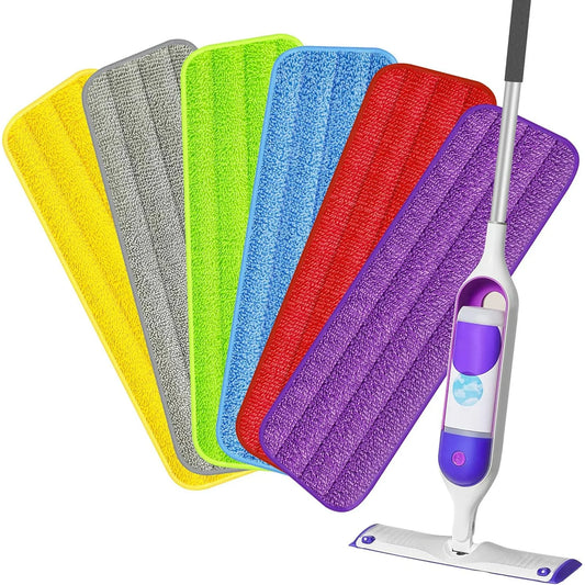 Fuebueo Clearance Reusable Mop Pads for Swiffer Power Microfiber Mops Refill Wet PowerMop Pads Machine Washable PowerMop Pads for Swiffer PowerMop and 13''-15'' Spray Mop Floor Mop -3 Pack