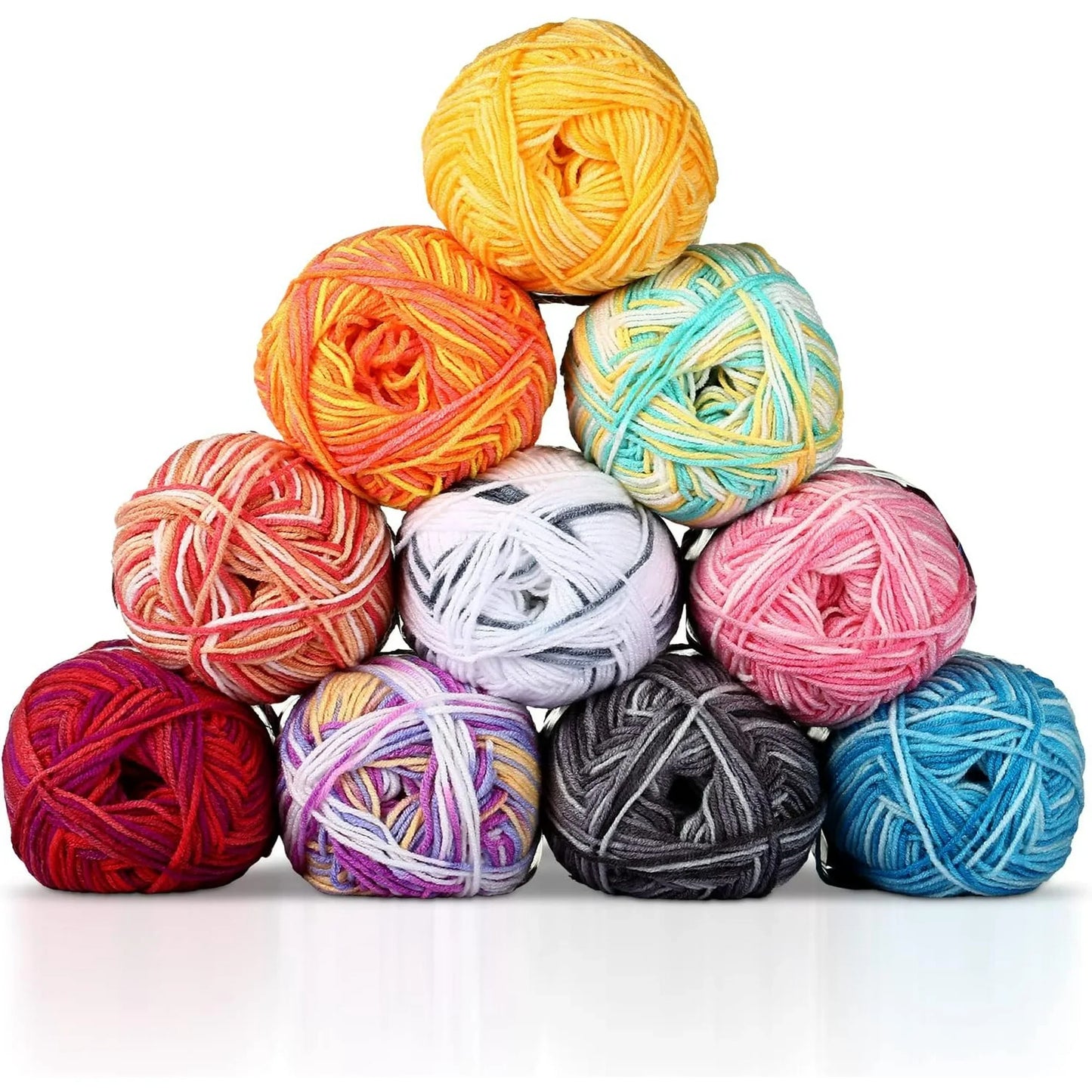 Ywuzuh Threadart 100% Pure Cotton Crochet Clearance,Crochet & Knitting Yarn for Beginners for Crocheting Knitting Beginners Mini Crochet Yarn for Beginners Crochet Kit